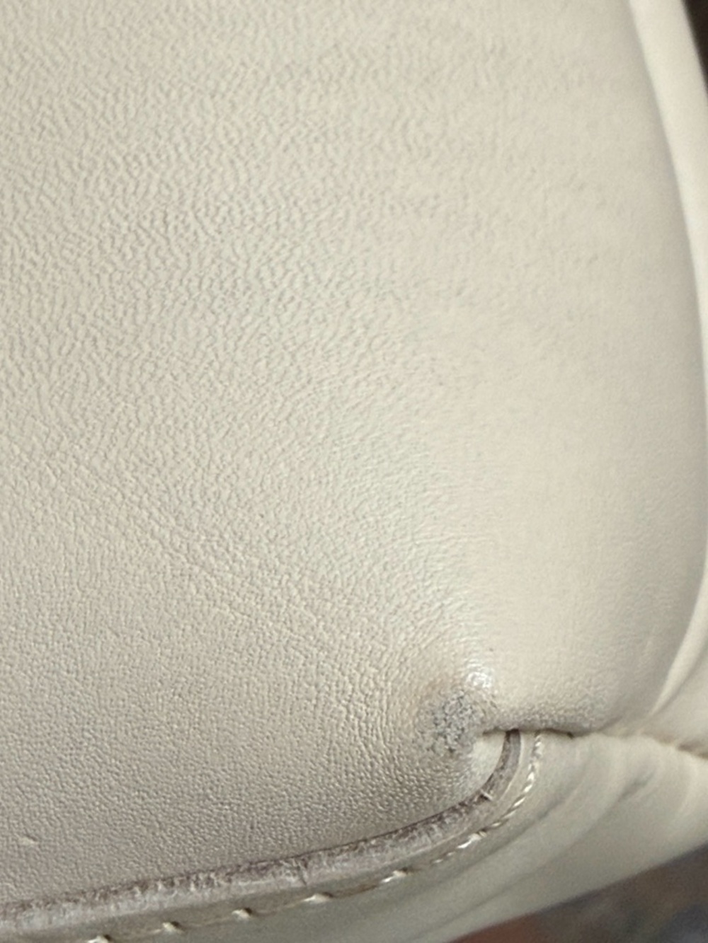 Portland Leather Small Raindrop Crossbody Bag in Bone - Picture 10 of 11